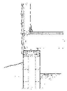Figure 9. Crawl space houses are treated only around the foundations and piers. 