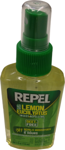 The natural repellent, lemon oil of Eucalyptus, is a good alternative to DEET for those who prefer organic. The important thing is to find a repellent you will use, and use it.