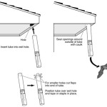 Sample of a bat eviction tube that can be made from clean caulk tubes